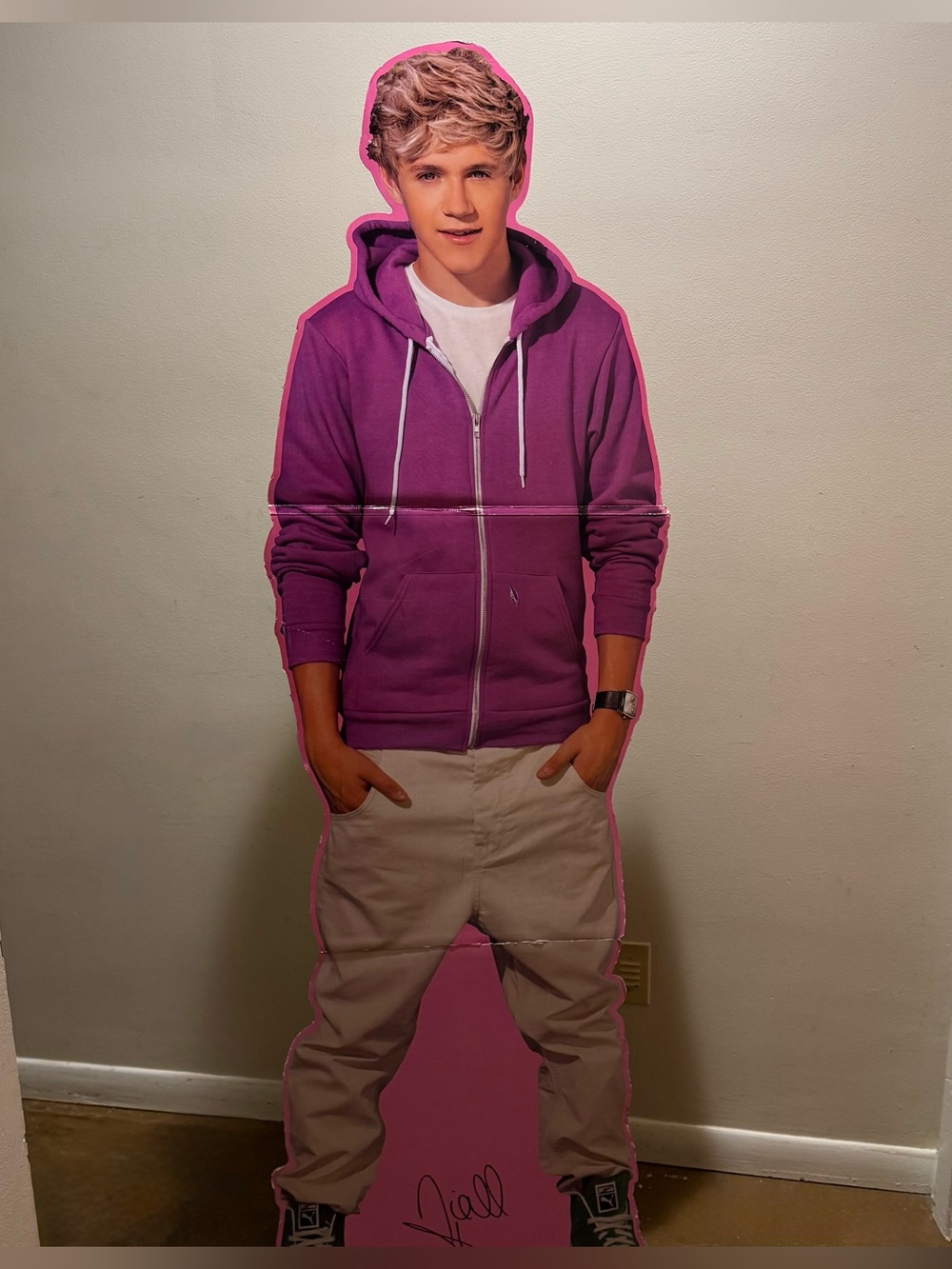 One Direction Niall Horan Stand Up Figure ID - Life Size Cardboard Cut Out 2012